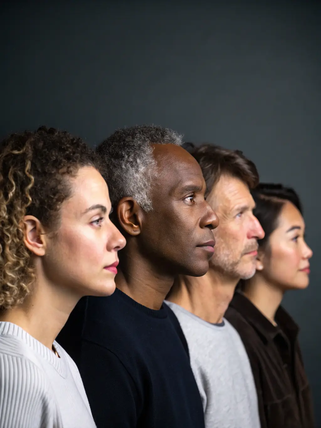 A diverse group of people with varying skin tones, all looking healthy and vibrant, representing the inclusivity and effectiveness of Arbor Park's product range.